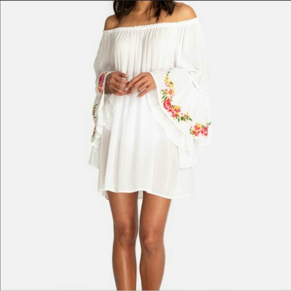 Feathers Boho tunic top